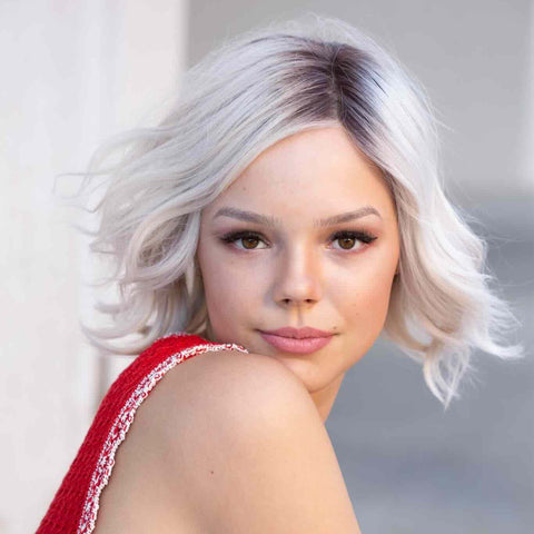 Kylie Ultra Petite Mono/Hand - Tied Lace Front Wig Petite Wig Company - Valentine Wigs