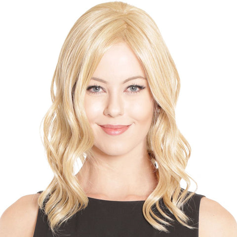 Lace Front Mono Topper Wavy 14 Belle Tress Café Collection - Valentine Wigs