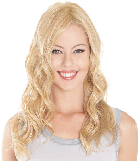 Lace Front Mono Topper Wavy 18 Belle Tress Café Collection - Valentine Wigs