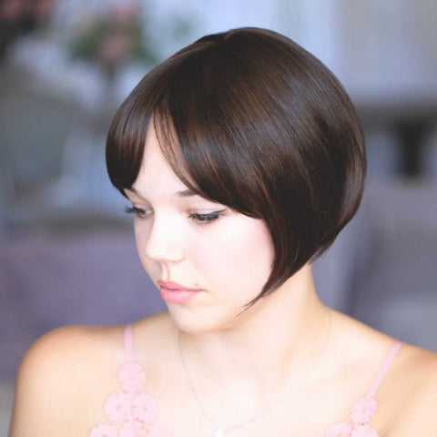 Lisa Petite Mono/Hand - Tied Lace Front Wig Petite Wig Company - Valentine Wigs