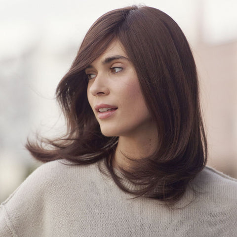 Magic Volume Lace Front Human Hair Topper NJ Creation Paris - Valentine Wigs