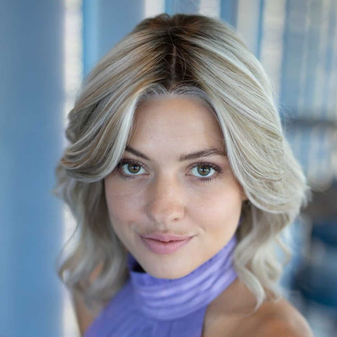 Matilda Petite Mono/Hand - Tied Lace Front Wig Petite Wig Company - Valentine Wigs