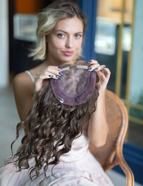 Missy Spiral Curl Topper 12" From Petite Wig Company - Valentine Wigs