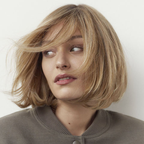 Nathalia Human Hair/Synthetic Mix Mono/Hand - Tied Lace Front Wig NJ Creation Paris - Valentine Wigs