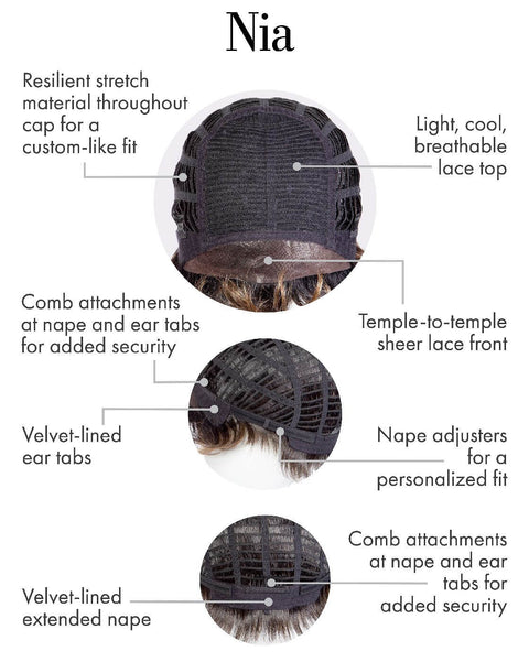 Nia Lace Top Ext Lace Front Wig From Kim Kimble - Valentine Wigs