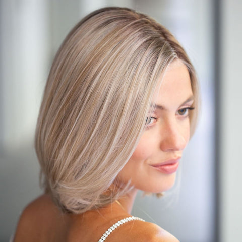Olivia Petite Mono/Hand - Tied Lace Front Wig Petite Wig Company - Valentine Wigs