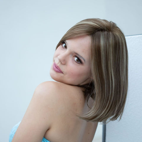 Olivia Petite Mono/Hand - Tied Lace Front Wig Petite Wig Company - Valentine Wigs