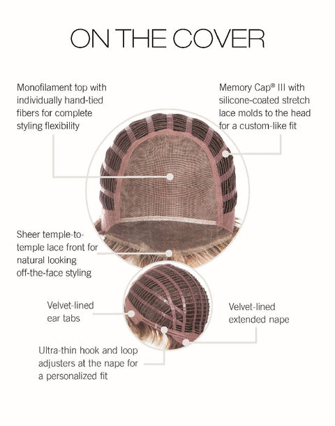 On The Cover Ext Lace Front Wig by Raquel Welch - Valentine Wigs