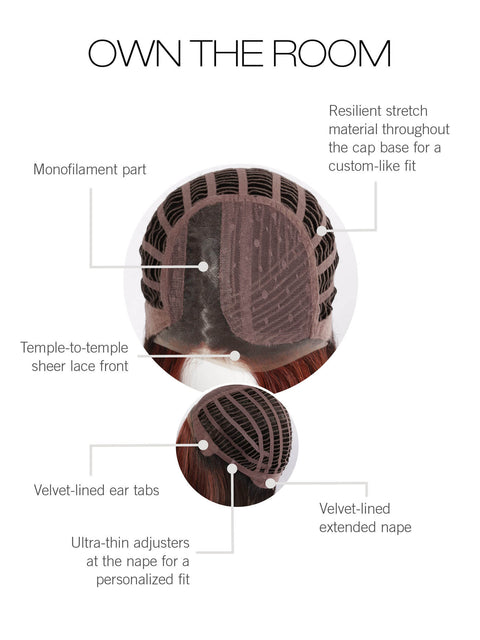 Own The Room Mono Part Ext Lace Front Wig Gabor Designer Series - Valentine Wigs