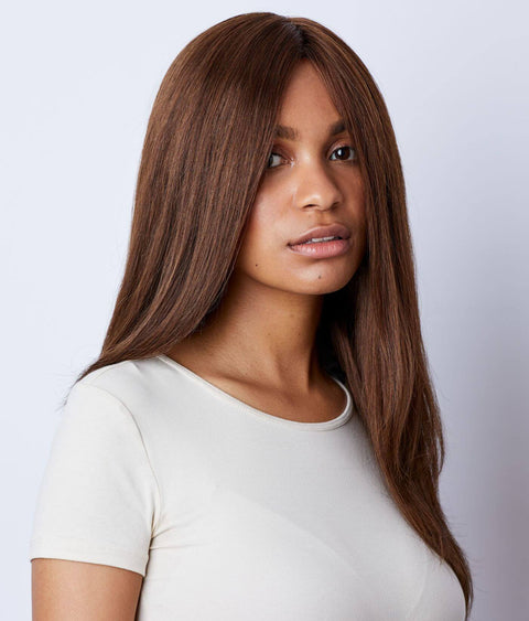Pearl Petite/Average 100% Human Hair Monofilament Ladies Wig from the Gem Collection - Valentine Wigs