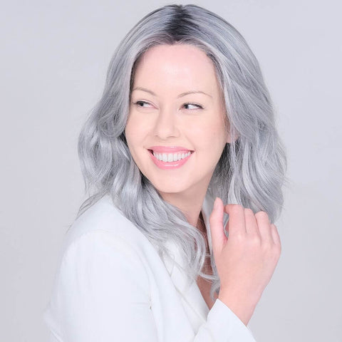 Peerless 18 Centre Part Mono Lace Front Wig Belle Tress Café Collection - Valentine Wigs