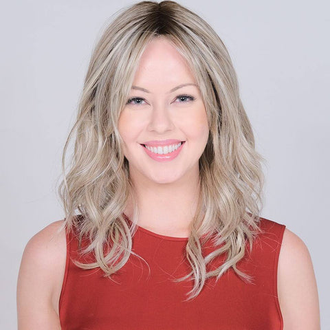 Peerless 18 Centre Part Mono Lace Front Wig Belle Tress Café Collection - Valentine Wigs