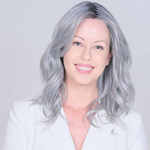 Peerless 18 Centre Part Mono Lace Front Wig Belle Tress Café Collection - Valentine Wigs