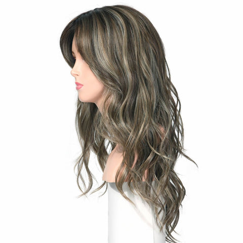 Peerless 22 Lace Front Centre Mono Wig Belle Tress Café Collection - Valentine Wigs