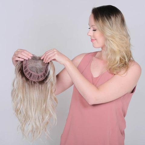 Peerless Lace Front Mono Topper 16 Belle Tress Café Collection - Valentine Wigs