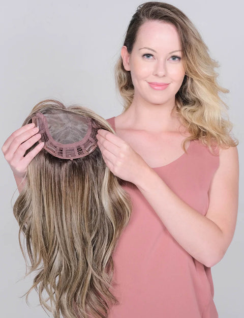 Peerless Lace Front Mono Topper 19 Belle Tress Café Collection - Valentine Wigs