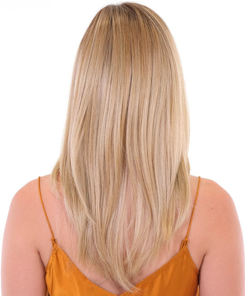 Premium Straight 18 Topper Belle Tress Café Collection - Valentine Wigs