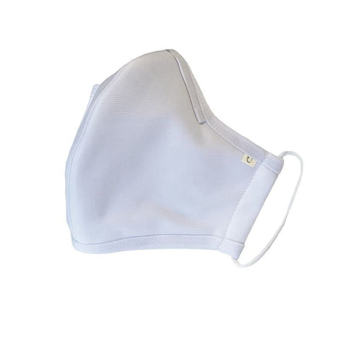 Protective Face Mask Christine Headwear Collection - White - Valentine Wigs