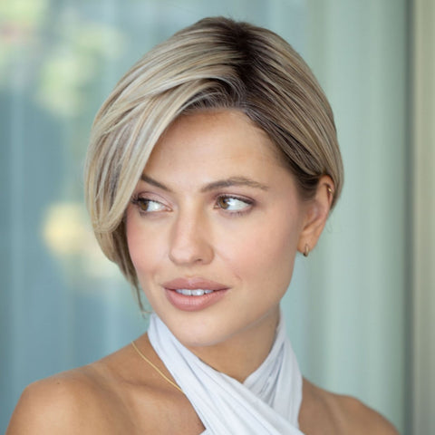 Rachel Petite Mono/Hand - Tied Lace Front Wig Petite Wig Company - Valentine Wigs