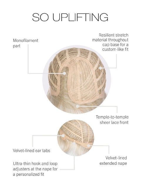 So Uplifting Part Mono Ext Lace Front Wig Gabor Collection Designer Series - Valentine Wigs