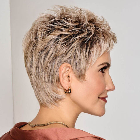 Straight Chic Petite Average Mono Crown Ext Lace Front Wig by Raquel Welch Wigs - Valentine Wigs