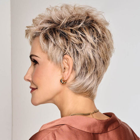 Straight Chic Petite Average Mono Crown Ext Lace Front Wig by Raquel Welch Wigs - Valentine Wigs