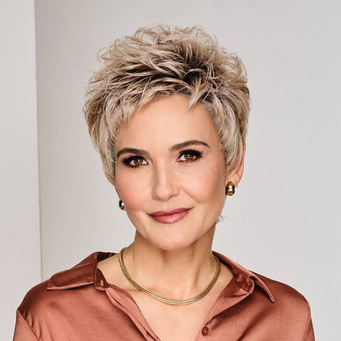 Straight Chic Petite Average Mono Crown Ext Lace Front Wig by Raquel Welch Wigs - Valentine Wigs