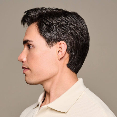 Style Elite Mono/Hand - Tied Lace Front Men's Wig By HIM - Valentine Wigs