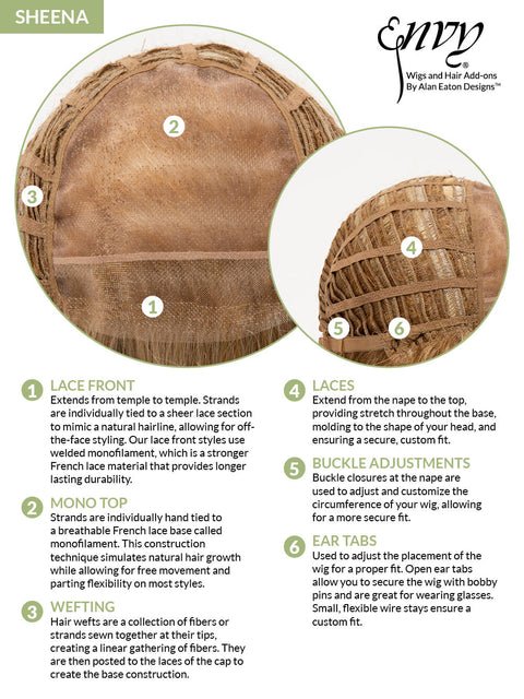 Sunflower Mono Top Lace Front Wig By Envy (Was Sunflower) - Valentine Wigs