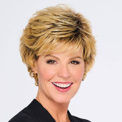 Swept Back Short Curl Wig By Hairdo - Valentine Wigs