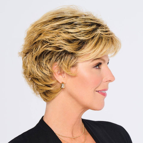 Swept Back Short Curl Wig By Hairdo - Valentine Wigs