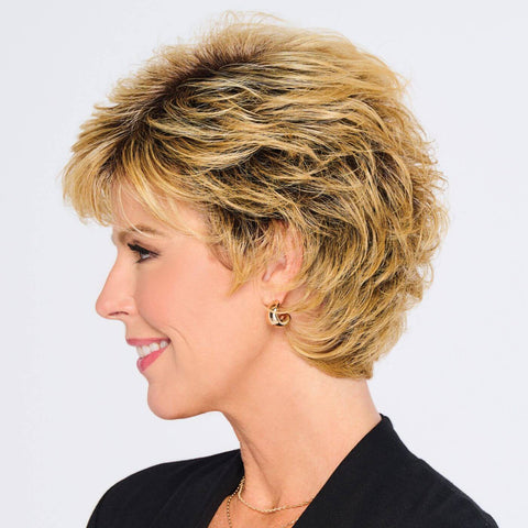 Swept Back Short Curl Wig By Hairdo - Valentine Wigs