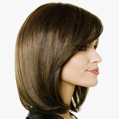 THE ELEGANT Human Hair Blend Mono/Hand - Tied Lace Front Wig By Belle Madame - Valentine Wigs