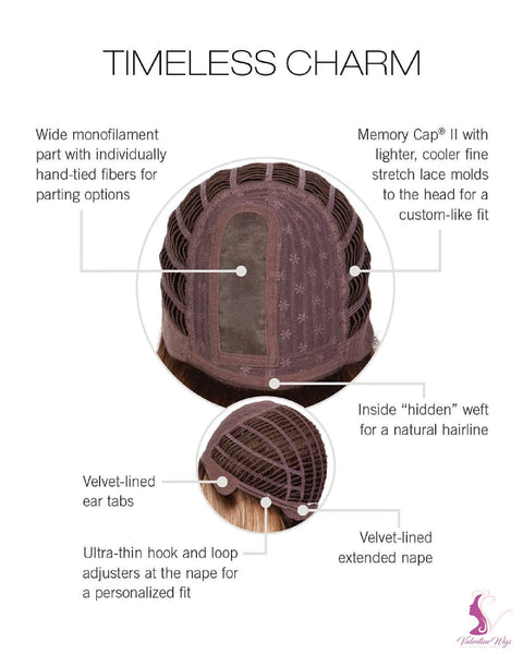 Timeless Charm Part Mono Wig By Raquel Welch - Valentine Wigs