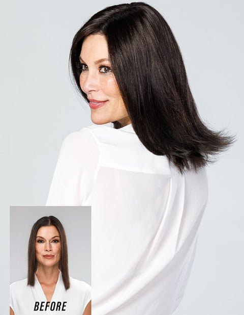 Top Coverage 12" Hair Topper By Jon Renau - Valentine Wigs