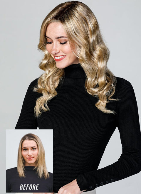 Top Coverage Wavy 18" Hair Topper By Jon Renau - Valentine Wigs