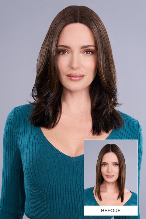 Top Trend Lace HD Straight 14" Hair Topper By Jon Renau - Valentine Wigs