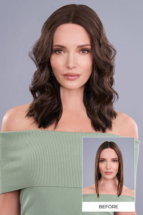 Top Trend Lace HD Wavy 14" Hair Topper By Jon Renau - Valentine Wigs