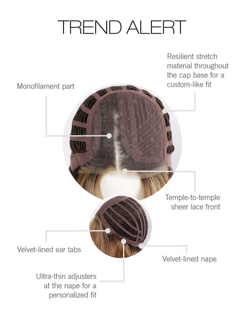 Trend Alert Mono Part Ext Lace Front Wig Gabor Designer Series - Valentine Wigs