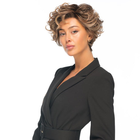 Twisted Pixie Mono Top Lace Front Wig By TressAllure Look Fabulous - Valentine Wigs