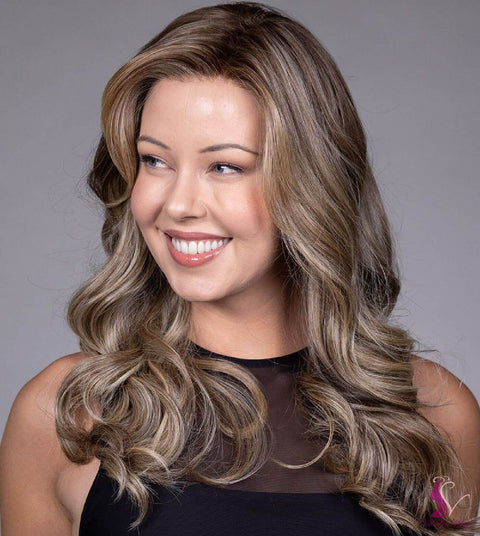 Witherspoon Double Mono/Hand - Tied Ext Lace Front Wig Belle Tress Icons Collection - Valentine Wigs