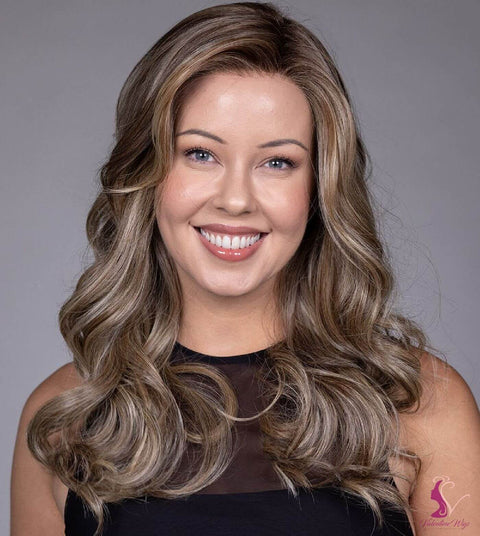 Witherspoon Double Mono/Hand - Tied Ext Lace Front Wig Belle Tress Icons Collection - Valentine Wigs