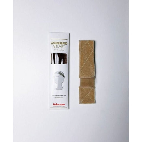 Wonderband Velvet Wig Grip Brown - Valentine Wigs