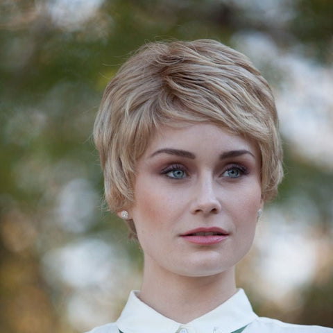 Zara Mono/Hand - Tied Lace Front Wig Feather Premier Collection by Dimples - Valentine Wigs