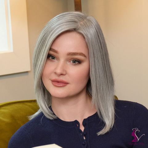 Zoey Human Hair Blend Mono/Hand-Tied Lace Front Wig By Envy - Valentine Wigs